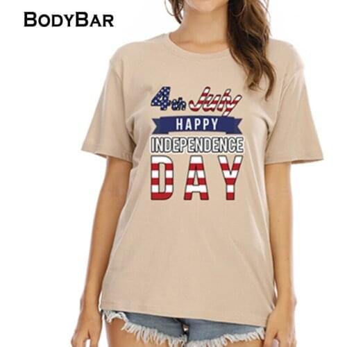 Letter Printing Casual T-shirt Holiday Costumes Oversized Short-sleeved T Shirts Loose Women Tees Patchwork Celebrating Clothing