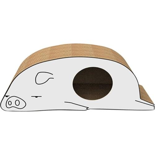 Durable Corrugated Paper Cat Scratcher Kitten Scratching Bed Pad Board Toy Mat for Pet Game Grinding Nails Protect Furniture