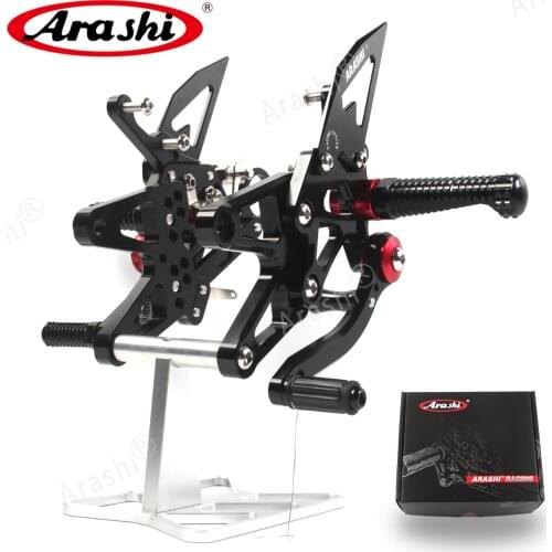 Arashi CNC Adjustable Footrests Rider Foot Pegs Rearset S1000RR HP4 2009-2014 For BMW S 1000 RR 2009 2010 2011 2012 2013 2014