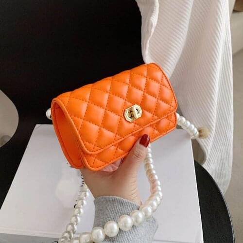 Luxury Women Shoulder Bag Brand Designer Hand Bag PU Leather Beading Bags Fashion Female Clutches Pouch 2021 Handbag