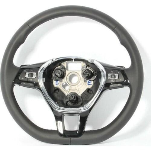 Black Steering Wheel Leather For J-etta MK6 MKVI Passat 5G0419091 5NG419091ACYT 5G0 419 091