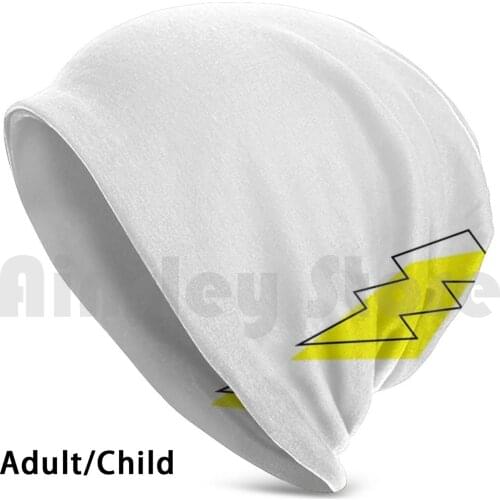 Lightning Strike Beanies Knit Hat Hip Hop Lightning Strike Lightning Bolt Lightning Strike Bolt Fighter Airplane Weather
