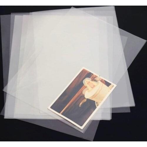 1/5/10pcs Transparent Inkjet Film A4 / A3 Size Inkjet Printing Transparency Film Frosted Fully Transparent Sheet