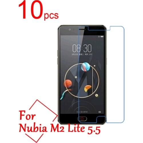 10pcs Clear/Matte/Nano Anti-Explosion LCD Screen Protector Cover For ZTE Nubia M2 Lite M2 play NX551J NX907J Protective Film