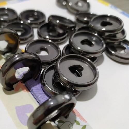 12PCS New 23MM Binding Disc Buckle Notebook Mushroom Hole Binder Heart-shaped Plastic Disc Binding Book Binding Supplies
