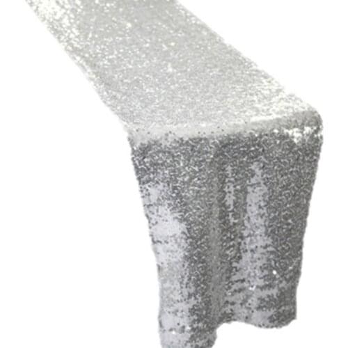 30x180cm Sequin table flag Glitter Party Supplies Decorations For Wedding Birthday Baby Shower wedding birthday party decor