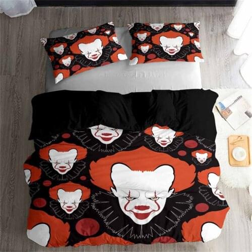 HELENGILI 3D Bedding Set Halloween Print Duvet cover set lifelike bedclothes with pillowcase bed set home Textiles #WSJ-40
