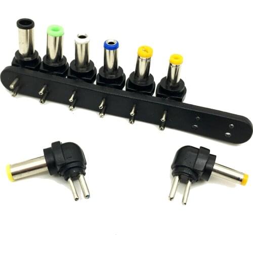 8Pcs Universal For Notebook Laptop AC DC Power Supply Charger Adapter Tips Jack Connector For Charging Plug For Tablets PC