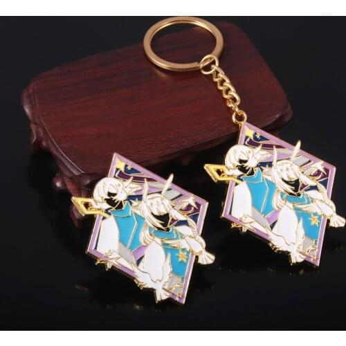 Game Sky Children Of Light Keychain Guangyu Rhythm Prairie Shiratori White Bird Key Chain for Women Men Car Keyring Jewelry