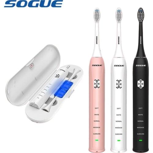 SOGUE Sonic Toothbrush Travel Case UV Sterilizer 5 Functions USB Charge Maglev Motor Waterproof Electric Cepillo de Dientes