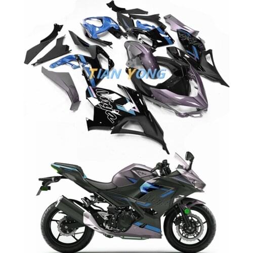 Motorcycle Blue Hollow NINJA400 Full Fairing Kits for Kawasaki NINJA 400 2018 2019 2020 Bodywork Cowling ABS Injection Plastics