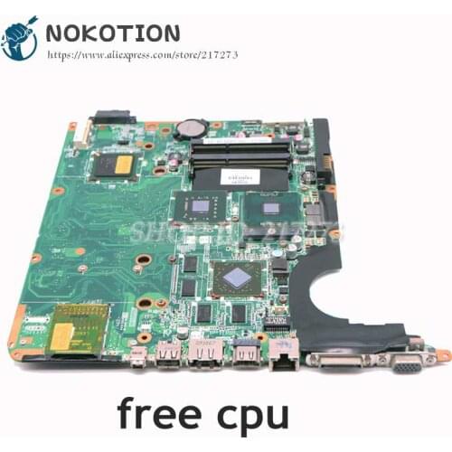 NOKOTION 578377-001 For HP pavilion DV6 DV6-1000 Laptop Motherboard PM45 DDR3 Free CPU Dsicrete graphics