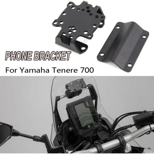 New Navigation Bracket Mobile Phone GPS Plate Bracket Phone Holder USB Motorcycle For Yamaha Tenere 700 TENERE 700 Tenere700