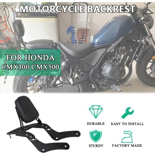 Motorcycle For Honda Rebel CMX300 CMX500 CMX 300 / 500 2017 2018 2019 2020 2021 Detachable Rear Passenger Backrest Luggage Rack