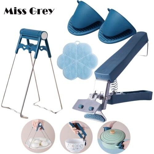 Silicone Placemat Table Mat Anti-scalding Bowl Plate Clip Non-stick Mat for Dishes Insulate Hot Pad for Kitchen Accessories