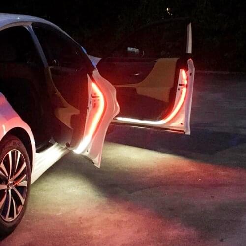 Car Door Warning LED Lights Welcome Decor Lamp Strips For BMW E46 E39 E90 E60 F30 Peugeot 206 307 308 207 Chevrolet Cruze