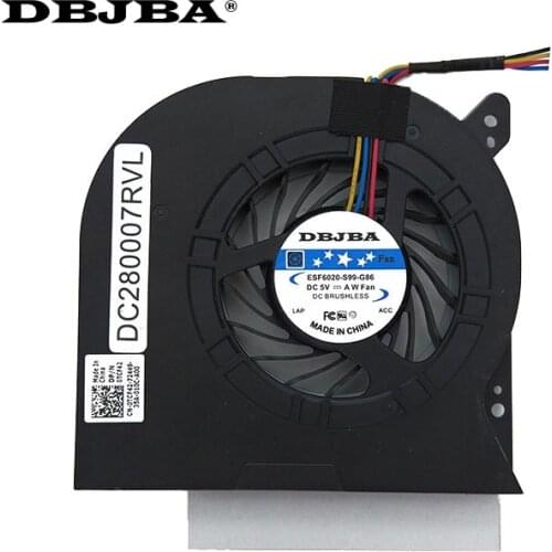 Fan For DELL Latitude E6510 CPU Fan DFS601705MB0T F962 TCF42 CN-0TCF42 DC280007RVL laptop cooling fan