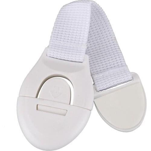 Cabinet Door Drawers Refrigerator Toilet Plastic Safety Lock For Child Kid Baby, White