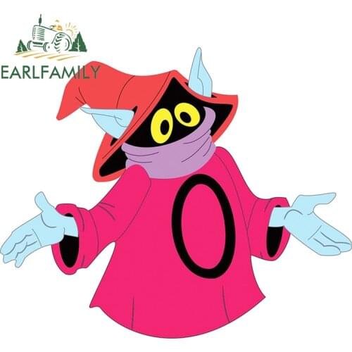 EARLFAMILY 13cm x 10.7cm for He Man Masters Orko Funny Car Stickers DIY Camper Decals Occlusion Scratch Vinyl Car Accessoires