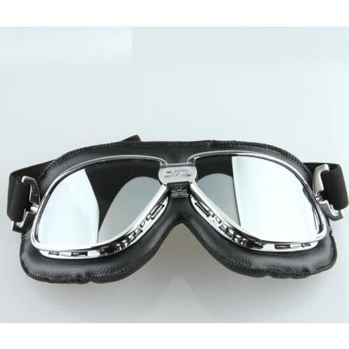 Gafas Moto Vintage Pilot Cruiser Outdoor Cycling Glasses Skate Ski Glasses Motocross Goggles Motorcycle Helmets Goggles
