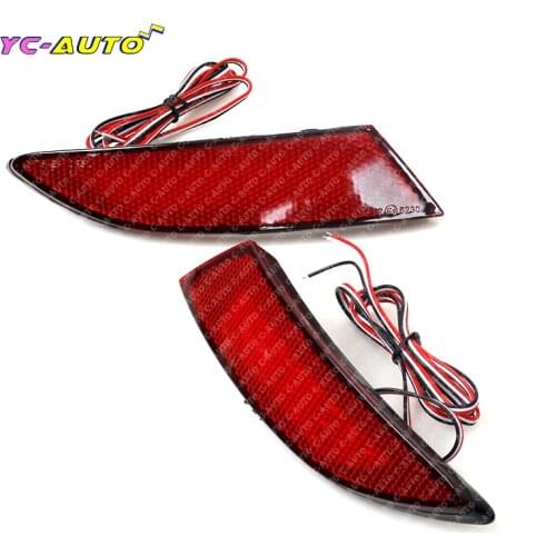 2Pcs Car LED Rear Bumper Reflector Brake Light Warning Lamp For Ford Focus 3 2012 2013 2014 Sedan Hatchback Car Styling