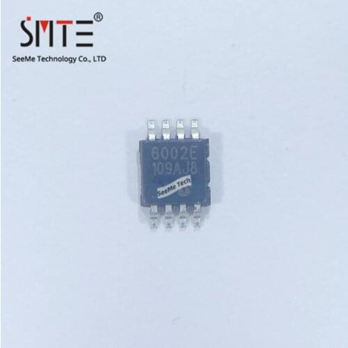 50pcs/lot MCP6002T-E/MS MCP6002-E/MS IC OPAMP GP 2 CIRCUIT 8MSOP New and original