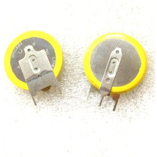 Battery 2PCS/LOT BR2330/1GVF BR2330-1GVF BR2330 3V with pins