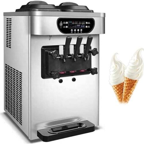 Commercial Desktop Small Soft Serve Ice Cream Machine For Dessert Shop Ice Cream Makers Machine