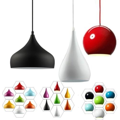 Kitchen Modern Fashion Simple Led Pendant Light for Dining Room Restaurant Lamp Aluminum Hanging Room Lamp Renovation Lampshade