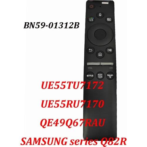 New Remote Control BN59-01312B UE55TU7172 QE55 Q70TA UE43TU7172UXXH QE49Q67RAU For Samsung Smart QLED TV With Bluetooth
