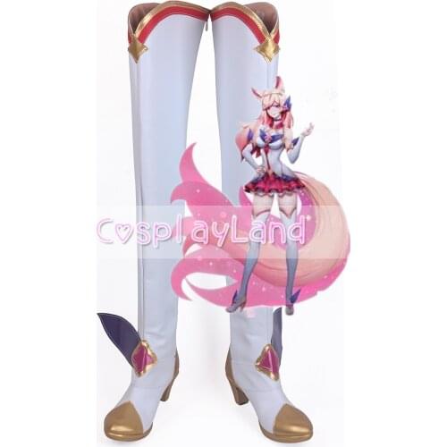 Game LOL Ahri Soraka Miss Fortune the Bounty Hunter Cosplay Shoes Boots Cosplay Costume Accessories For Women Shoes Custom Made