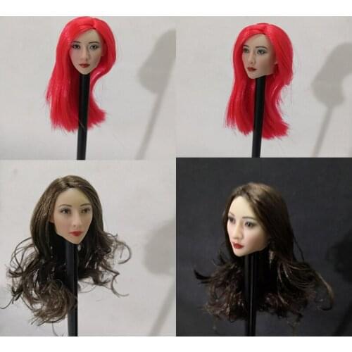 1:6 doll head carving Asian beauty Liu Yan head carving beauty head carving suitable for 12-inch woman dolls in stock