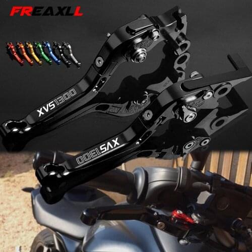 For Yamaha XVS 1300 V-STAR DELUXE STRYKER BULLET COWL STRYKER 2011-2017 CNC Foldable Extendable Motorcycle Brake Clutch Levers
