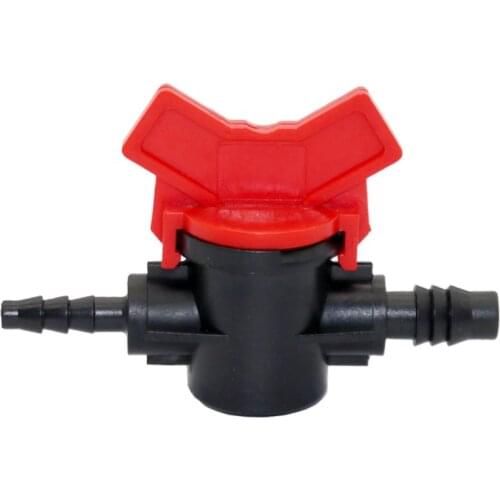 4/7mm To 8/11mm Hose Barbed Waterstop Connector Valve Coupling Pipe Switches Garden Watering Irrigation Supplies 1 pc