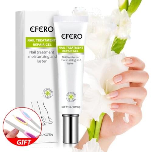 EFERO Fungal Nail Treatment Anti Fungus Nail Removal Gel Onychomycosis Paronychia Anti Infection Nail Repair Serum Nail Care