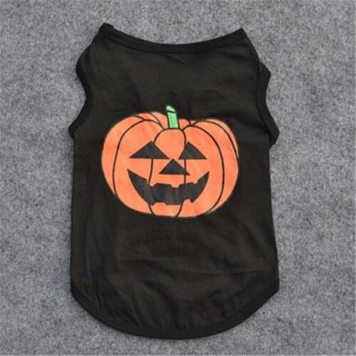 Halloween Pet Supplies Pumpkin Pattern Small Dog Vest Puppy Summer Clothes Cute Pet Clothing for Cat Dog Accessories Dog Clothes