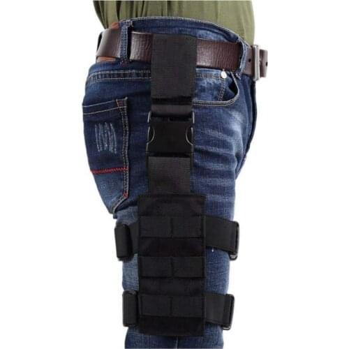 Outdoor tactical leggings hanging bag module combination molle hanging board leg bag set cosplay army fan props