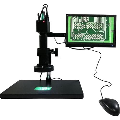 VMS4M33 HD MI/USB/WIFI Industrial Camera Digital Video Microscope 11.6 inch LCD Display Screen