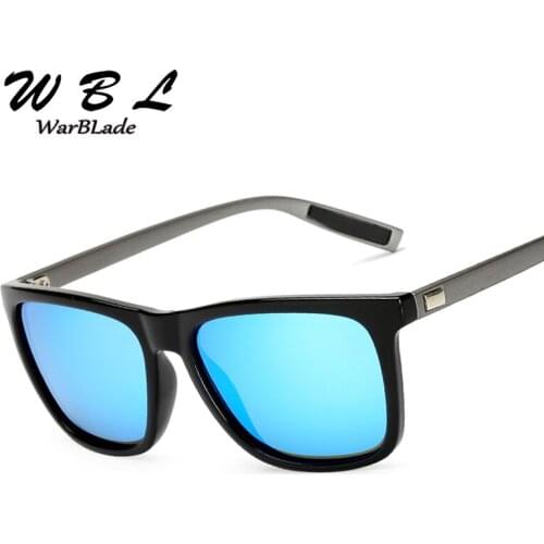 WarBLade New Unisex Square Polarized Sunglasses Mirror Lens Retro Sun Glasses For Men Women Polaroid Sunglasses UV400