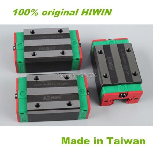 100% Original HIWIN Linear Guide Bearing HGH20HA HGW20HC slidler block for HIWIN linear rail guide HGR20 CNC parts