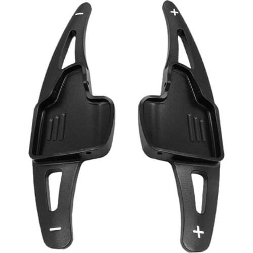 2Pcs Shifter Extension for Ford Escape 2017-2019 (Left+Right,Black),Easy installation