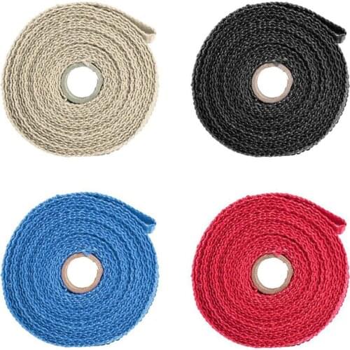5m Thermal Exhaust Tape Exhaust Pipe Wrap Header Heat Resistant Cloth for Car Motorcycle Exhaust System