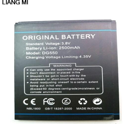B-DG550 DG550 Original Cell Phone Battery For Doogee Dagger 550 2600mAh Replacement Batteries with phone stander