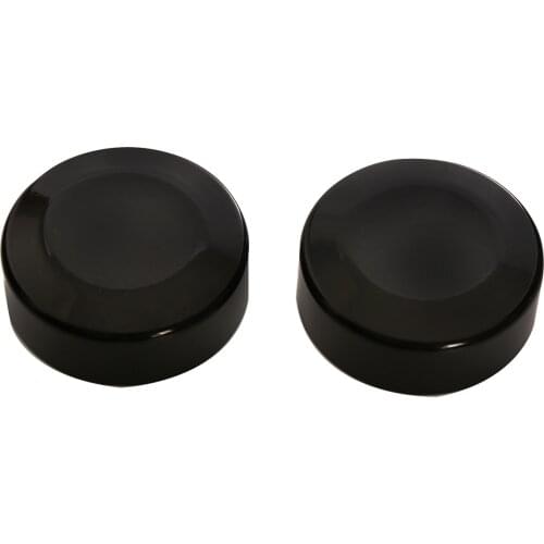 GLOSS BLACK UPPER FORK CAPS FOR HARLEY SOFTAIL STREET BOB 2018-2020 FXBB Model
