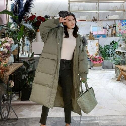 LONG DOWN COAT WOMENS' WEAR 75KG-150KG OPTIONS