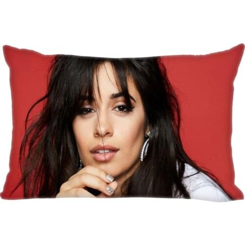 Singer Camila Cabello Double Sided Rectangle Pillow Covers Bedding Comfortable Cushion/Good For Sofa/Home/Car Pillow Cases