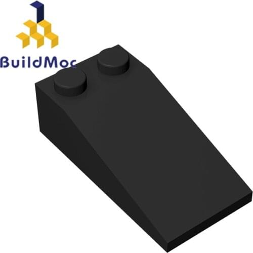 BuildMOC 30363 Slope 18 4 x 2 For Building Blocks Parts DIY LOGO Educational Creative gift Toys