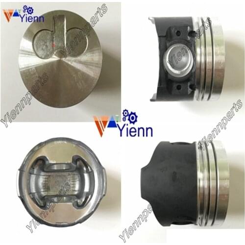 For Yanmar 2TNV70 Piston Kit 119515-22080 119515-22500 Forklift Loader Tractor Truck Diesel Engine