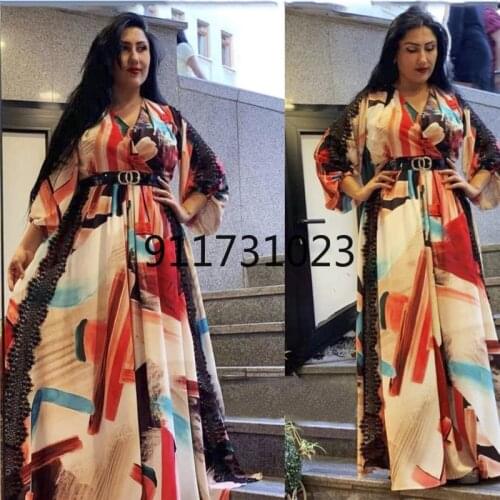 African Clothes Plus Size Dress Women Floral Large Swing Skirt New Waist Lace Elegant Womens Clothing 2021 Evening Dresses