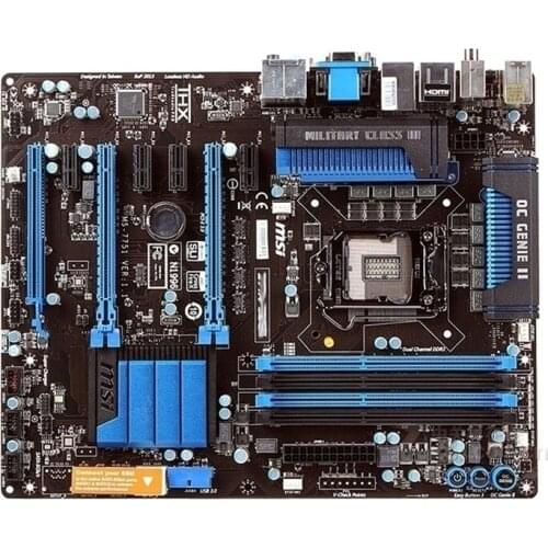 Original motherboard MSI Z77A-GD55 LGA 1155 DDR3 32GB USB2.0 USB3.0 Z77 Desktop motherboard Free shipping